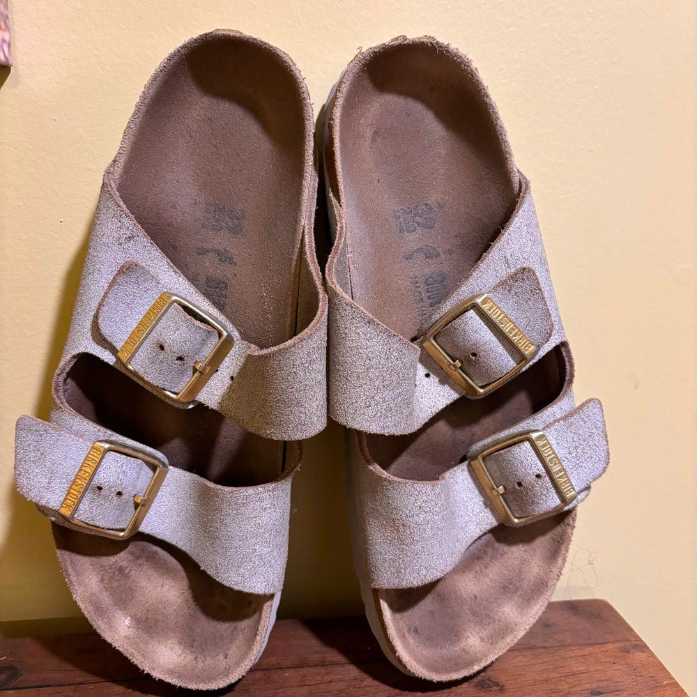 Birkenstock Women's Tan Suede Sandals